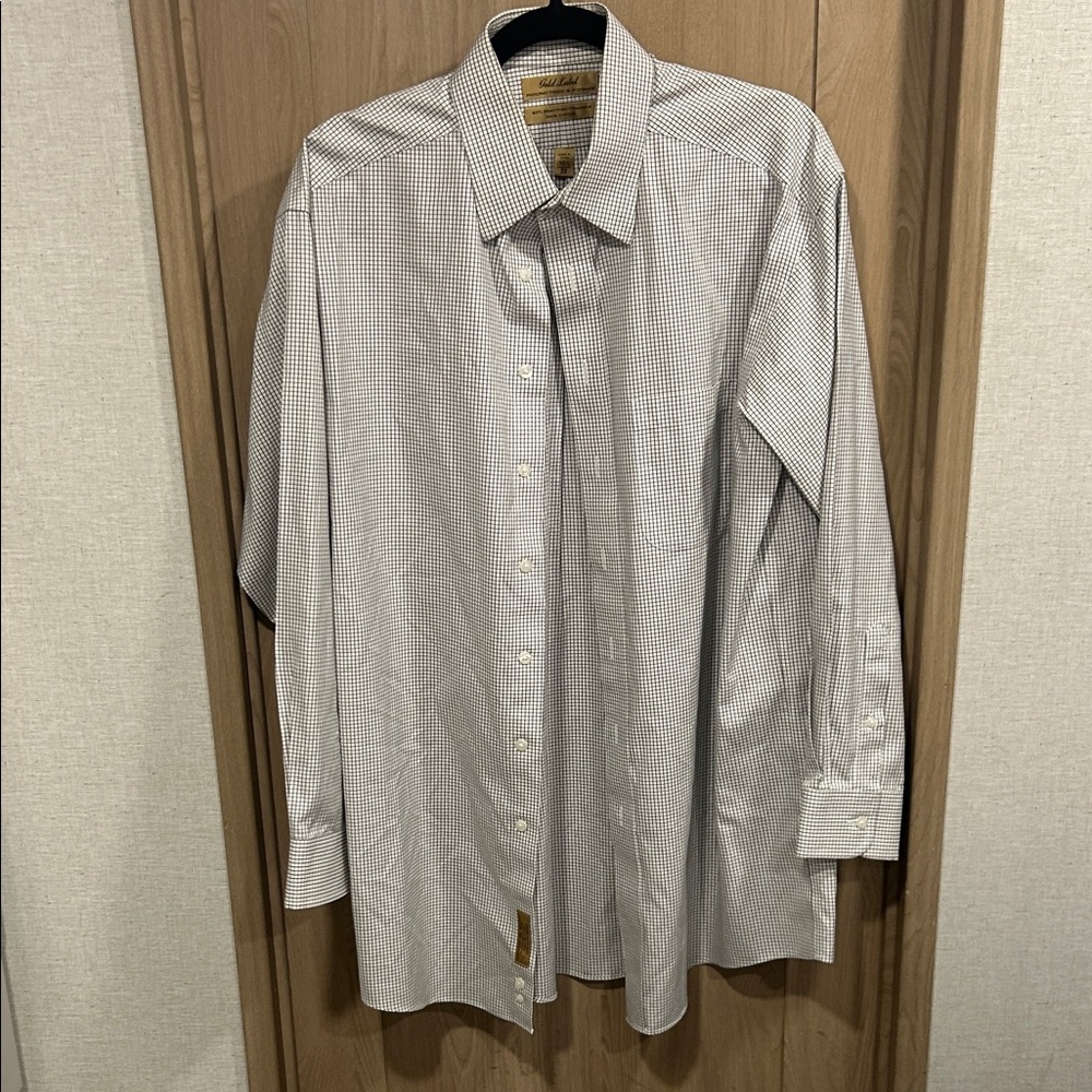 Men's Classic Black and White Checkered Shirt